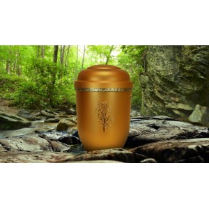 Biodegradable Cremation Ashes Funeral Urn / Casket - SHINING DAWN (WILLOW TREE)